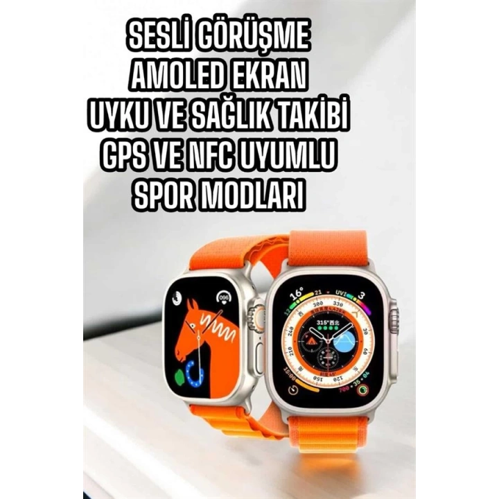 BFS Akıllı Saat NFC ve GPS Uyumlu Uyku ve Sağlık Takibi Sesli Görüşme