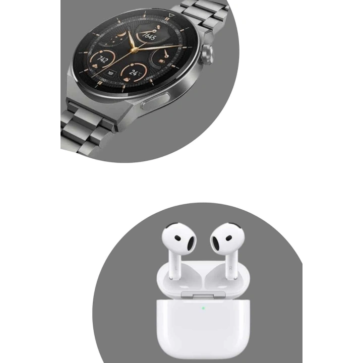 BFS Akıllı Saat ve Kulaklık Seti Bildirim Görme Arama Cevaplama ANC Özelliği