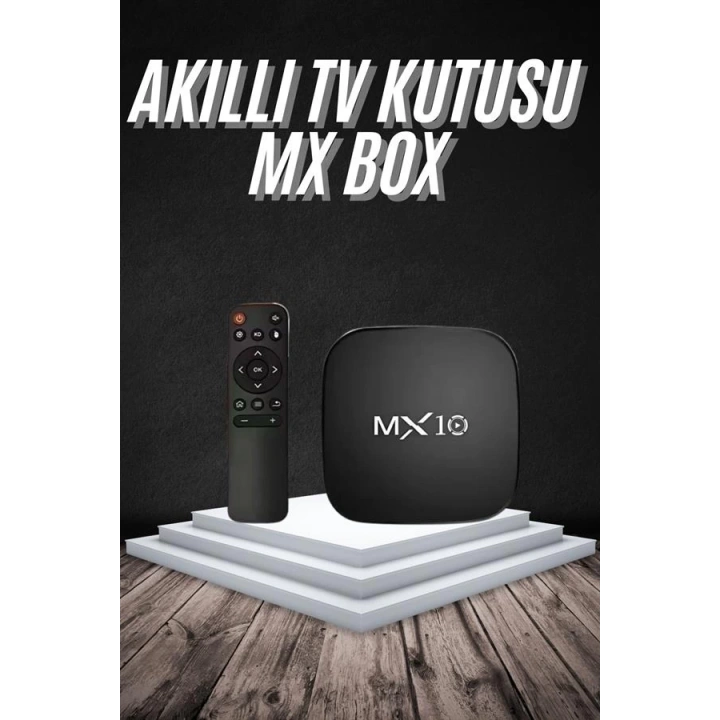 BFS Akıllı TV kutusu Mx Box Android 7.1 TV kutusu 2.4G Wifi