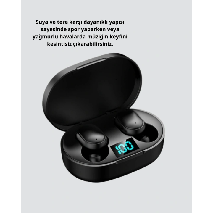 BFS ANC Bluetooth Kulaklık – Suya ve Tere Dayanıklı, Uzun Pil Ömürlü, Mikrofonlu Kablosuz Kulaklık