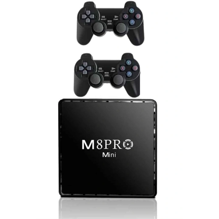 BFS Android Tv Box 2.4g 10k Ultra Hd 2gb Ram 64gb Hafıza 10000 Retro Oyunlu Konsol Game Stick M8 Pro