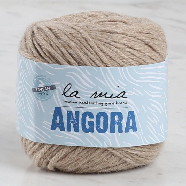 BFS  Angora 50gr Açık Kahve El Örgü İpi - L098 - 33806
