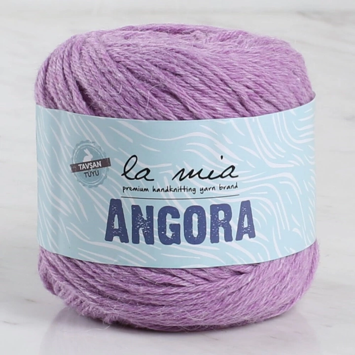 BFS  Angora 50gr Mor El Örgü İpi - L127 - 33801