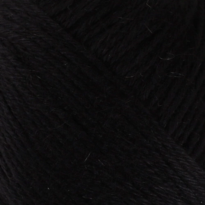 BFS  Angora 50gr Siyah El Örgü İpi - L006 - 33810