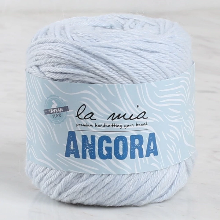 BFS  Angora Buz Mavi El Örgü İpi - L128 - 34214