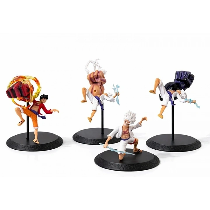 BFS Anime One Piece Luffy Figürü 4lü Set  Alk5275