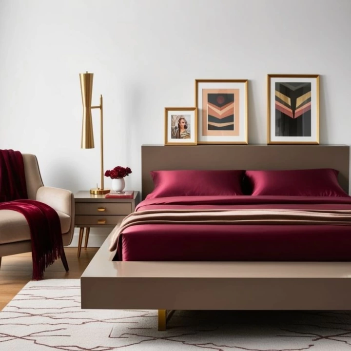 BFS Antibakteriyel Terletmeyen İpek Saten Yastık Kılıfı 2li 50x70 Bordo