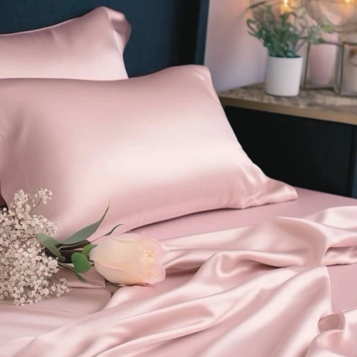 BFS Antibakteriyel Terletmeyen İpek Saten Yastık Kılıfı 2li 50x70 Pembe