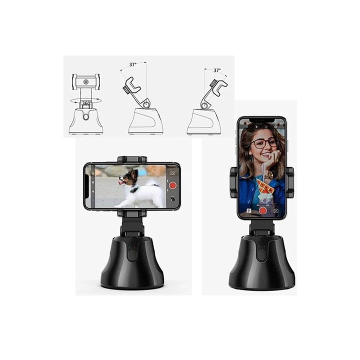 BFS Apai Genie 360 Derece Takip Etme Özellikli Selfie Gimbal - Siyah