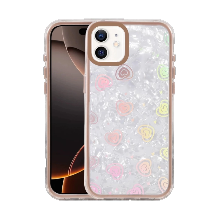 BFS Apple iPhone 11 Lumi Desenli Kapak - Çöl Titanyum