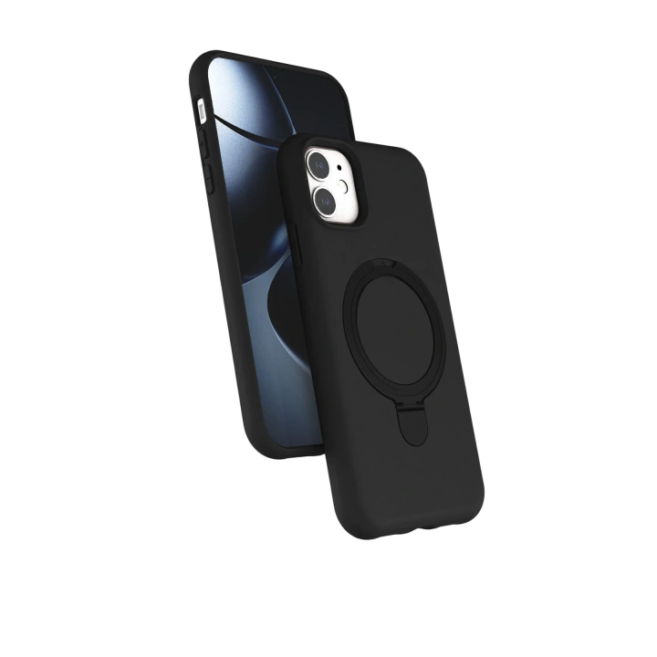 BFS  Apple iPhone 11 Regal Magsafe Standlı Kapak - Siyah