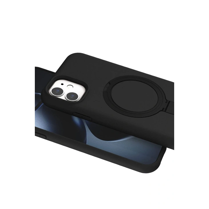 BFS Apple iPhone 11 Regal Magsafe Standlı Kapak - Siyah