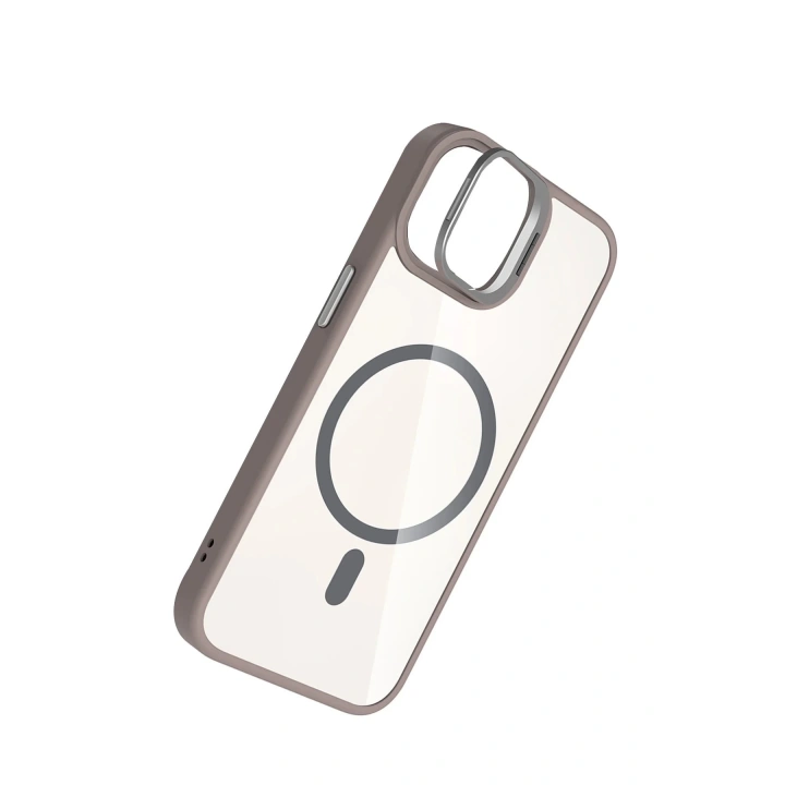BFS Apple iPhone 11 Remim Lensli Magsafe Standlı Kapak - Titan Gri