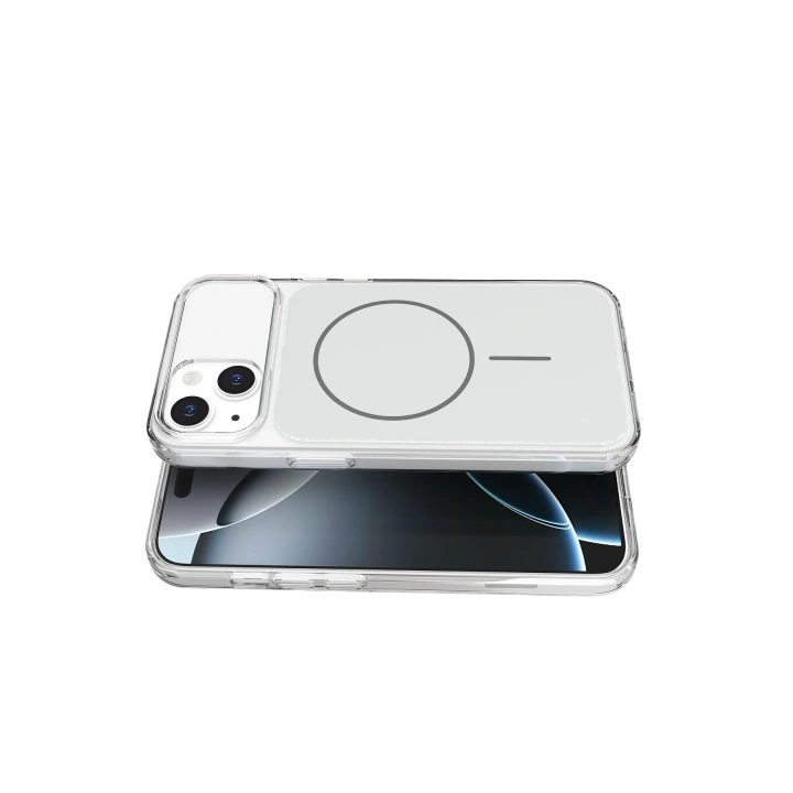 BFS  Apple iPhone 14 Bruma Magsafe Kapak - Gümüş