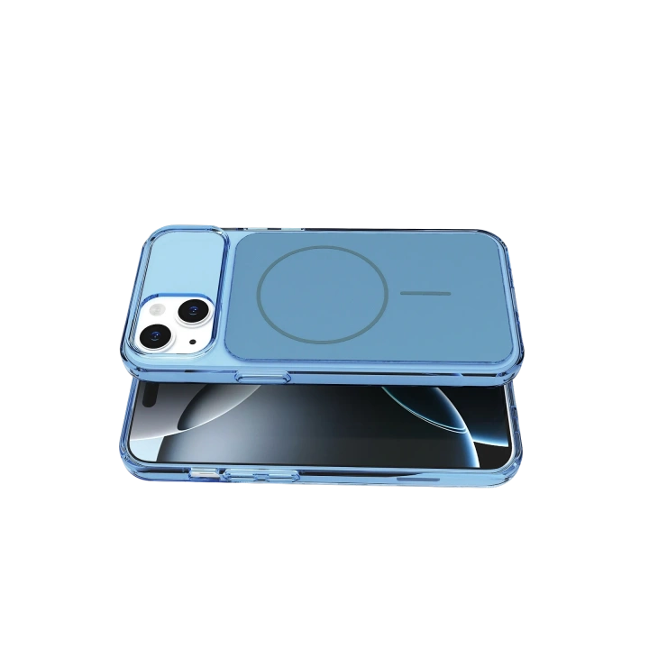 BFS  Apple iPhone 14 Bruma Magsafe Kapak - Mavi