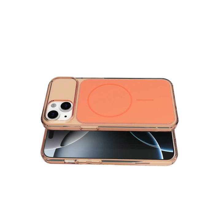 BFS  Apple iPhone 14 Bruma Magsafe Kapak - Turuncu