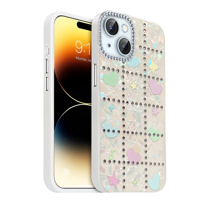 BFS Apple iPhone 14 Deco Desenli Kapak - Desen 6