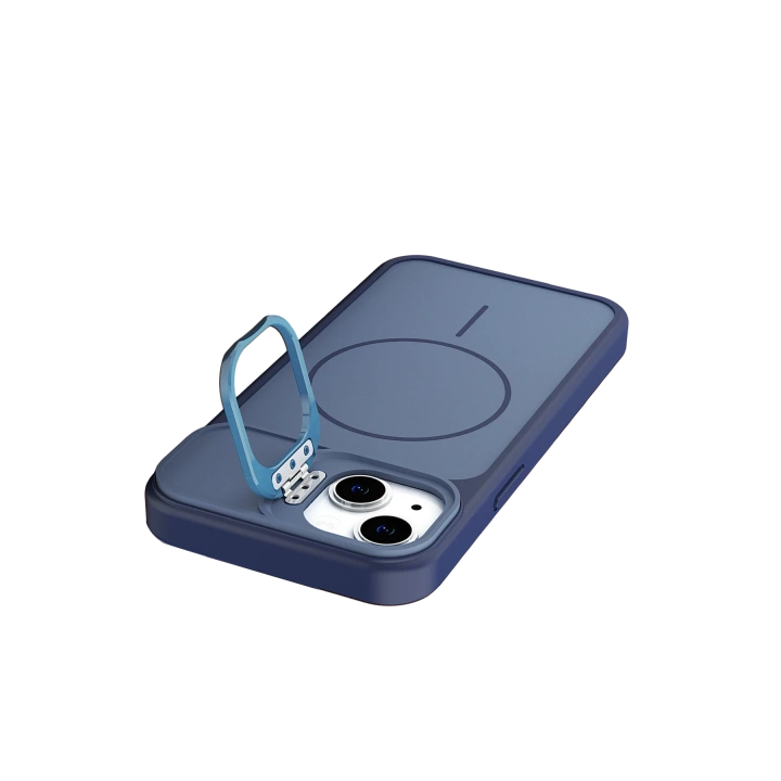 BFS  Apple iPhone 14 Pale Magsafe Standlı Kapak- Mavi