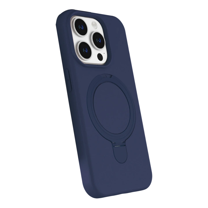 BFS  Apple iPhone 14 Pro Max Regal Magsafe Standlı Kapak - Lacivert