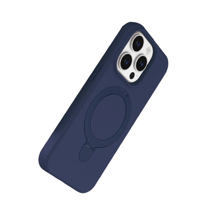 BFS  Apple iPhone 14 Pro Max Regal Magsafe Standlı Kapak - Lacivert