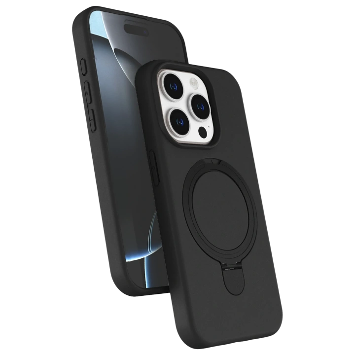 BFS  Apple iPhone 14 Pro Max Regal Magsafe Standlı Kapak - Siyah
