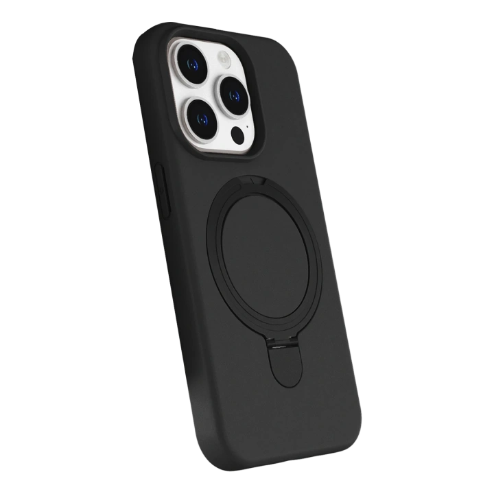 BFS  Apple iPhone 14 Pro Max Regal Magsafe Standlı Kapak - Siyah