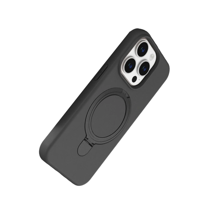 BFS  Apple iPhone 14 Pro Max Regal Magsafe Standlı Kapak - Titan Gri