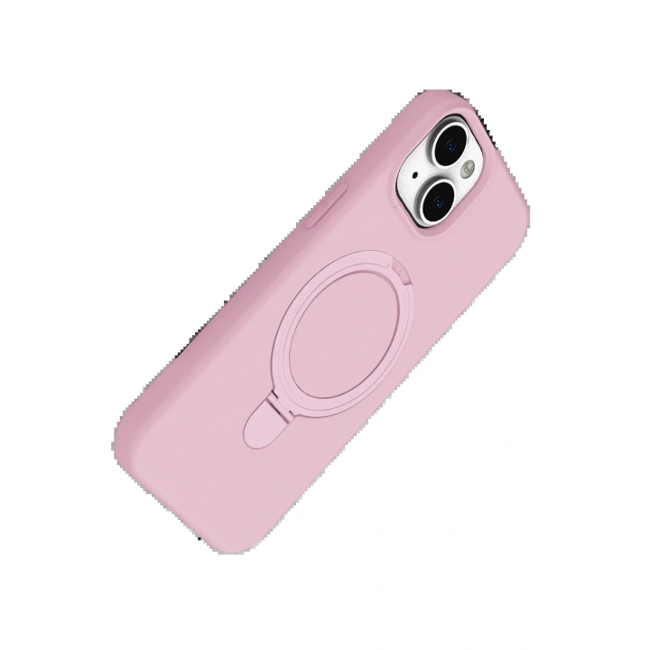 BFS Apple iPhone 14 Regal Magsafe Standlı Kapak - Açık Pembe