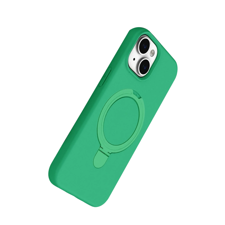 BFS  Apple iPhone 14 Regal Magsafe Standlı Kapak - Yeşil