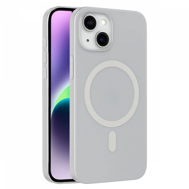 BFS  Apple iPhone 14 Tuna PC Slim Magsafe Kapak - Şeffaf