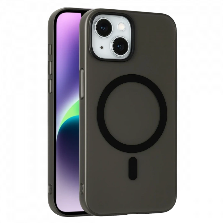 BFS  Apple iPhone 14 Tuna PC Slim Magsafe Kapak - Siyah