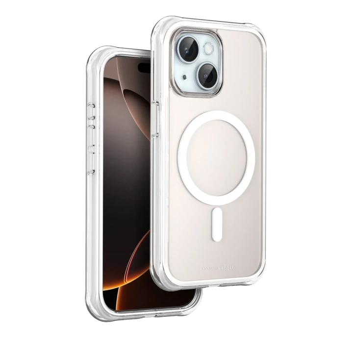 BFS  Apple iPhone 15 Hulk Magsafe Kapak - Beyaz