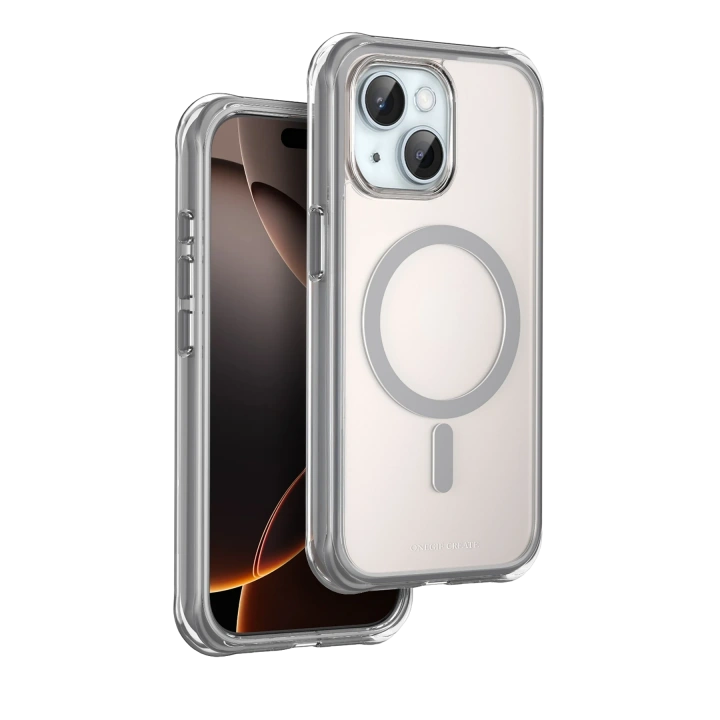 BFS  Apple iPhone 15 Hulk Magsafe Kapak - Titan Gri