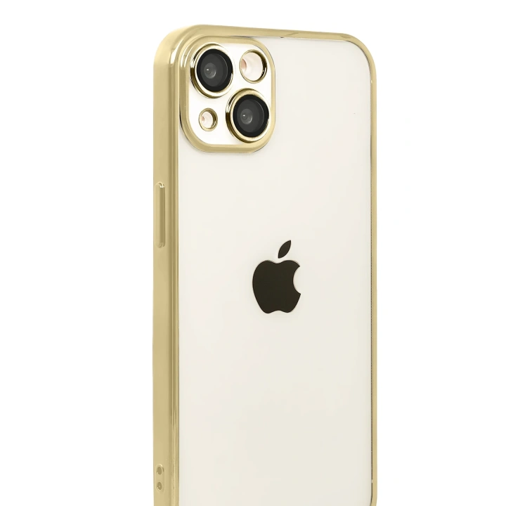 BFS  Apple iPhone 15  Lensli Silikon - Gold