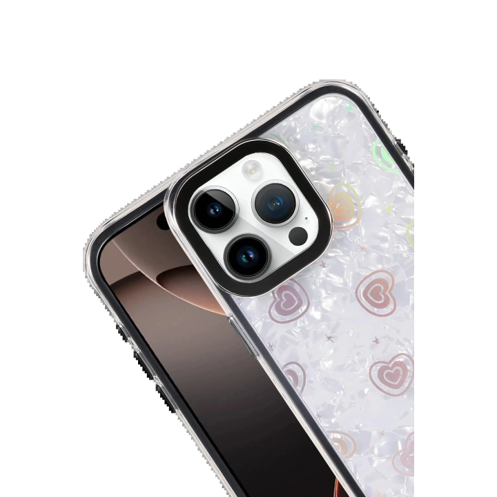 BFS Apple iPhone 15 Lumi Desenli Kapak - Siyah