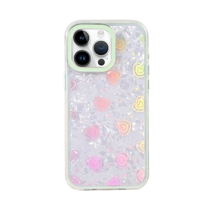 BFS  Apple iPhone 15 Lumi Desenli Kapak - Yeşil