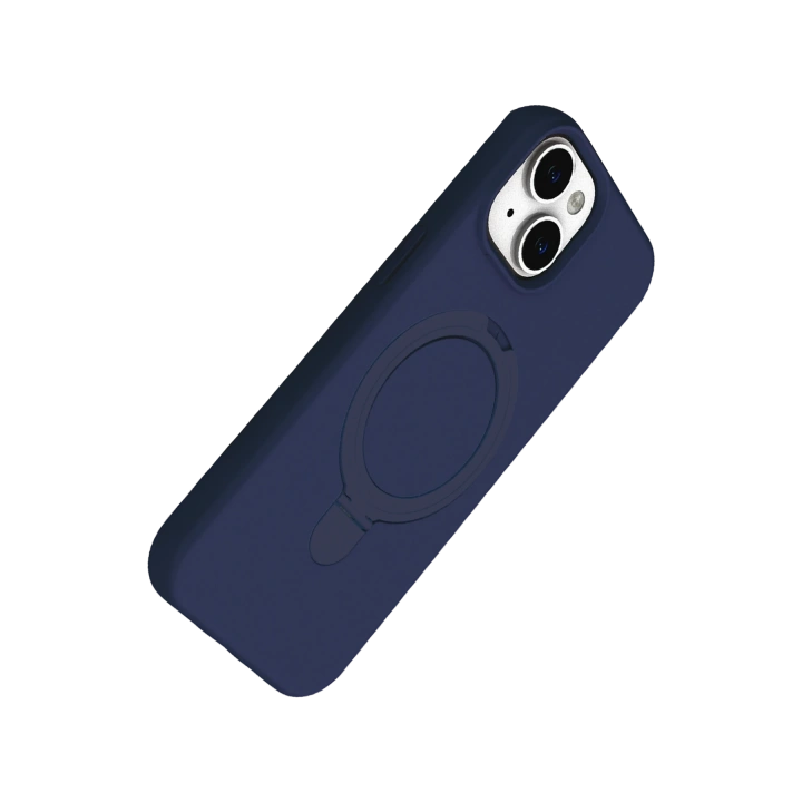 BFS  Apple iPhone 15 Plus Regal Magsafe Standlı Kapak - Lacivert