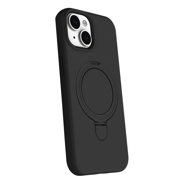 BFS  Apple iPhone 15 Plus Regal Magsafe Standlı Kapak - Siyah