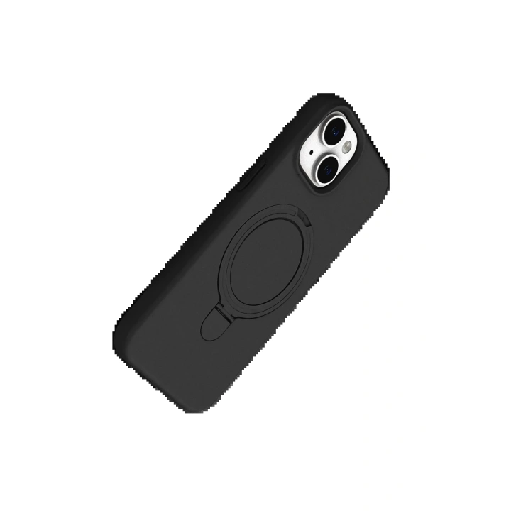 BFS Apple iPhone 15 Plus Regal Magsafe Standlı Kapak - Siyah