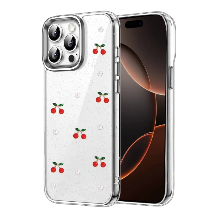 BFS  Apple iPhone 15 Pro Fiyonk Desenli Kapak - Desen 9