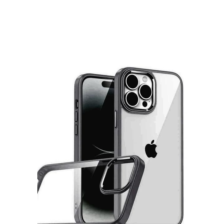 BFS  Apple iPhone 15 Pro Max  Lensli Silikon - Siyah