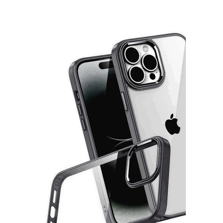 BFS  Apple iPhone 15 Pro Max  Lensli Silikon - Siyah