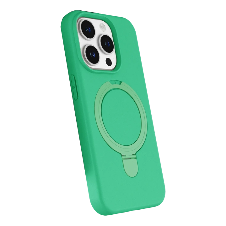 BFS  Apple iPhone 15 Pro Max Regal Magsafe Standlı Kapak - Yeşil