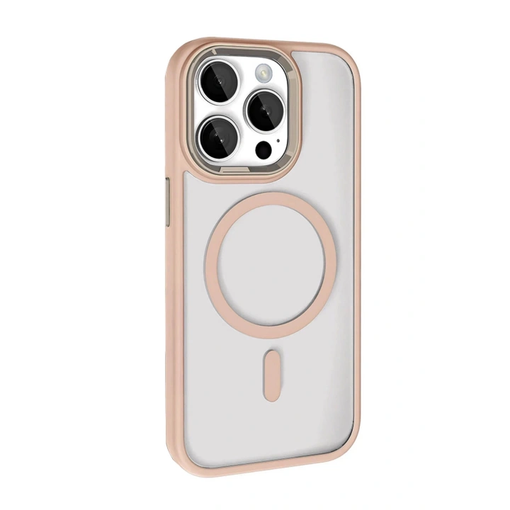 BFS Apple iPhone 15 Pro Max Terea Magsafe Kapak - Gold