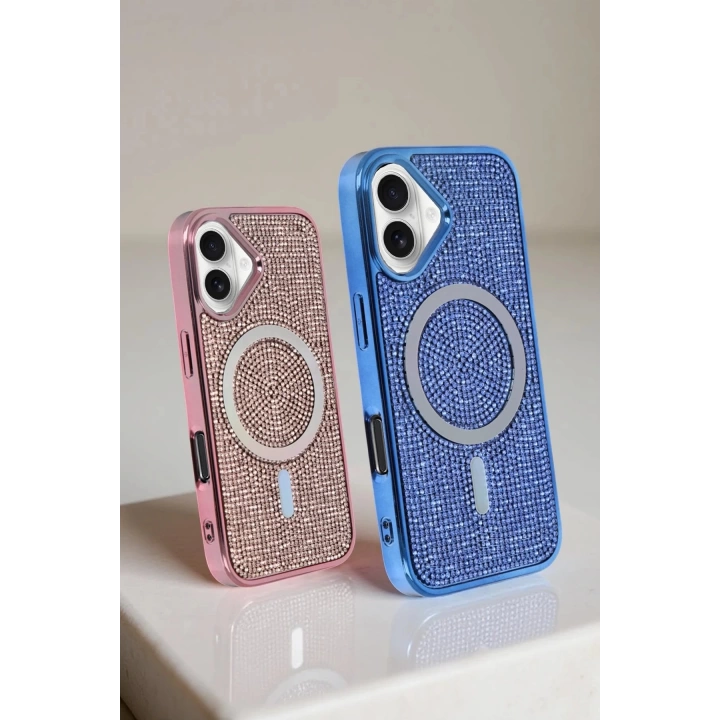 BFS  Apple iPhone 16 Helen Magsafe Kapak - Pembe