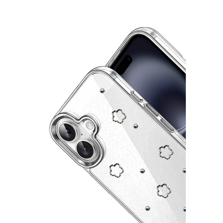 BFS  Apple iPhone 16 Plus Fiyonk Desenli Kapak - Desen 2