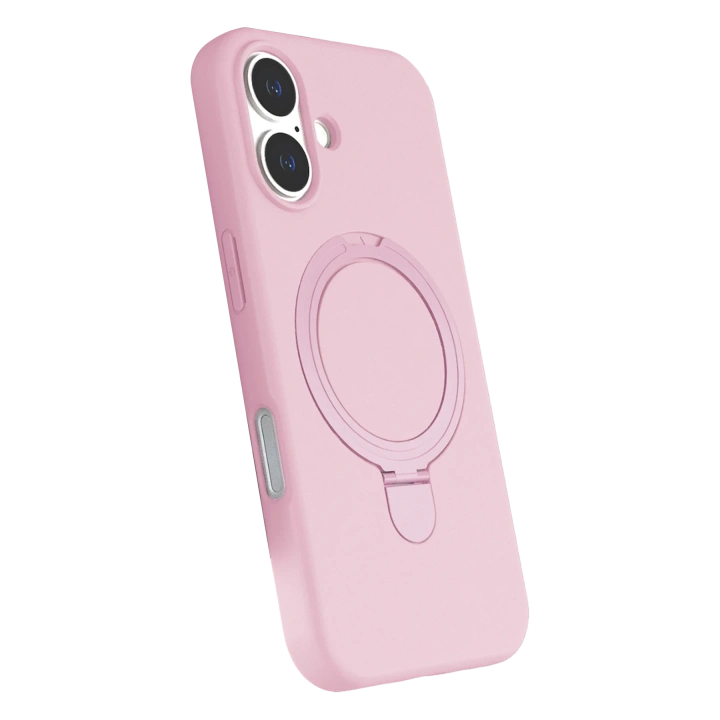 BFS  Apple iPhone 16 Plus Regal Magsafe Standlı Kapak - Açık Pembe