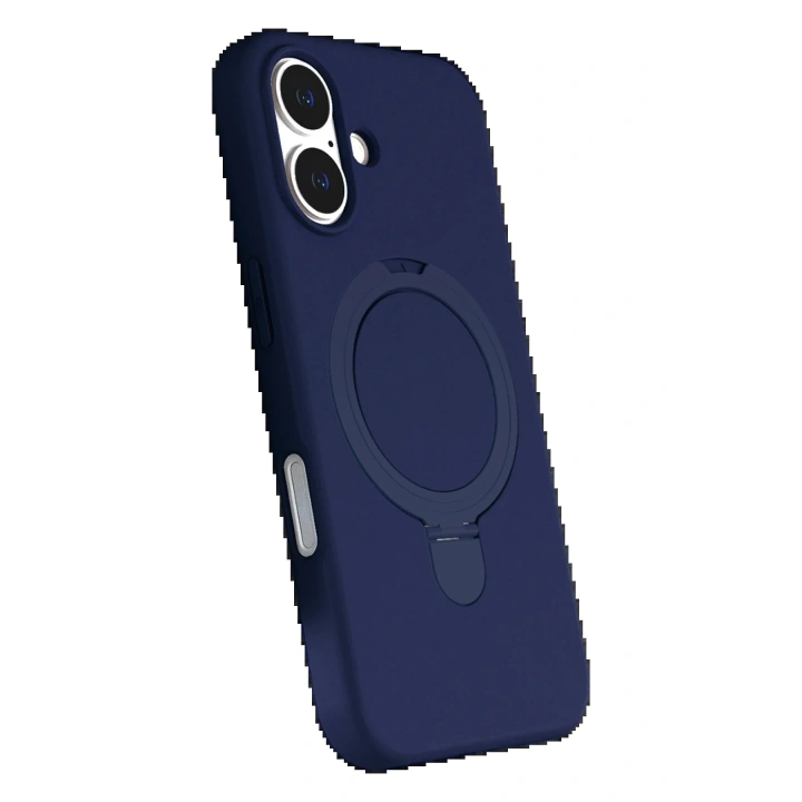 BFS Apple iPhone 16 Plus Regal Magsafe Standlı Kapak - Lacivert
