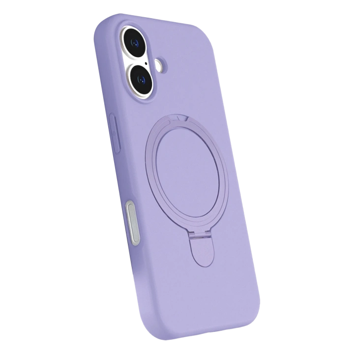 BFS  Apple iPhone 16 Plus Regal Magsafe Standlı Kapak - Lila