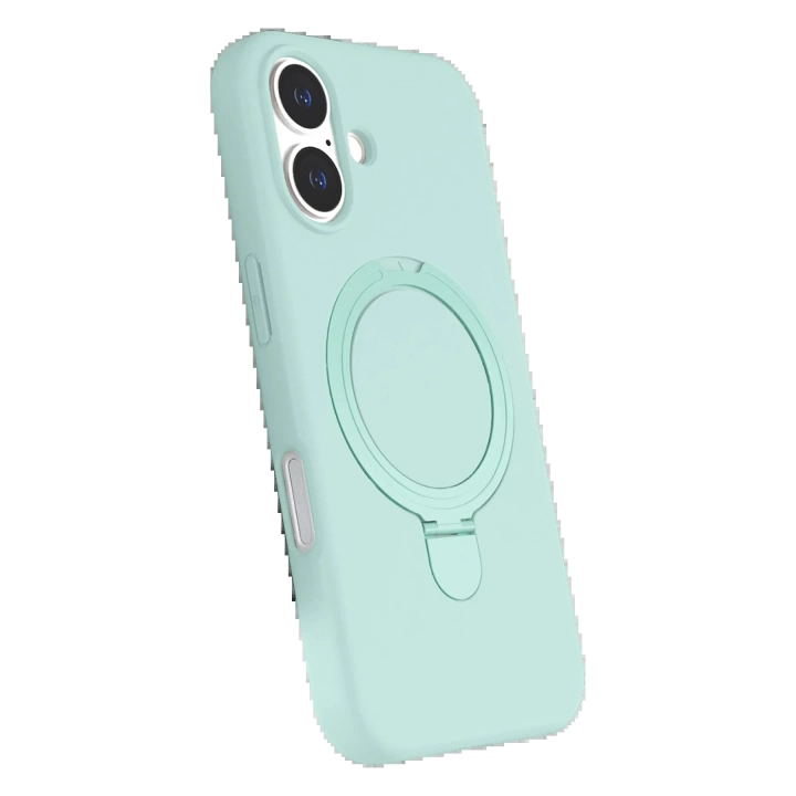 BFS Apple iPhone 16 Plus Regal Magsafe Standlı Kapak - Su Yeşili